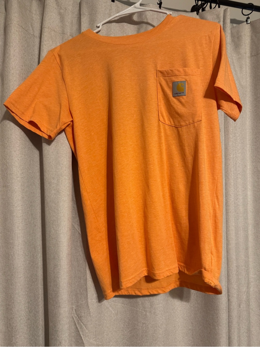 Carhartt Kids Short-Sleeve Pocket Tee in Orange